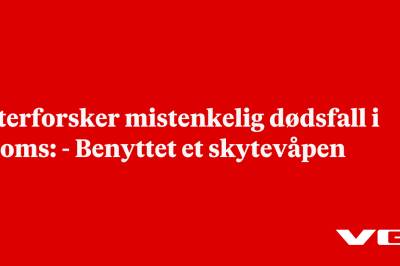 Etterforsker mistenkelig dødsfall i Troms: - Benyttet et skytevåpen