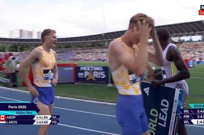 Tobias Grønstad på pallen i Diamond League – unngikk fall