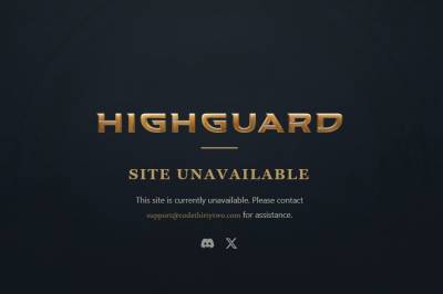 Highguards fremtid er usikker når den offisielle nettsiden plutselig blir mørklagt