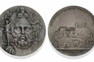 Autentisk sølvmedalje fra OL i 1896 solgt for over 150 000 euro i Danmark