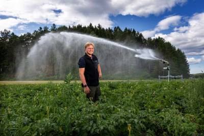 Investerte i vanning: – Vi har klart å redde det meste av avlingen