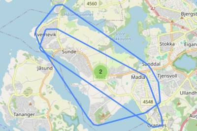 Over 7000 utan straum i Sunde-området i Stavanger