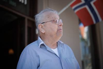 10. april og solen skinner