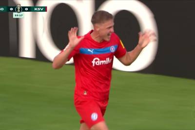 Phil Harres setter 1-0 mot TSV 1860 Munich
