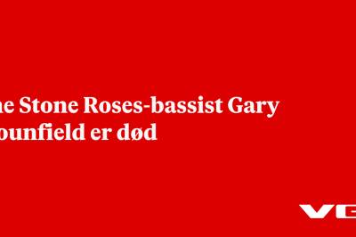 The Stone Roses-bassist Gary Mounfield er død