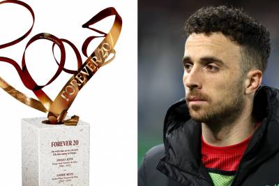 Liverpool avslører skulpturen til minne om Diogo Jota og André Silva som skal plasseres på Anfield