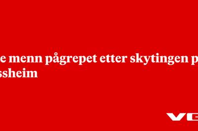 Tre menn pågrepet etter skytingen på Jessheim