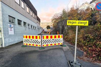 Stengt vei – skadet høyspentkabel