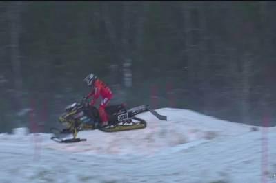 Varmer opp til NM i snowcross i helgen
