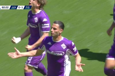 Rolando Mandragora med mål mot Juventus
