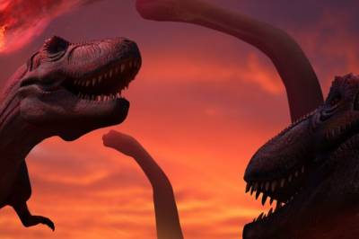 Slik kan det ha vært på jorda da en asteroide utryddet dinosaurene