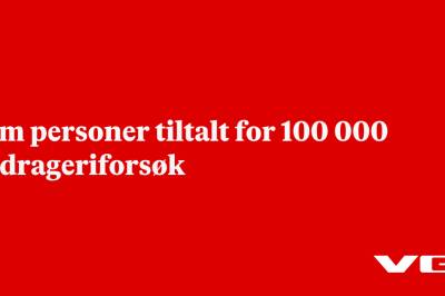 Fem personer tiltalt for 100 000 bedrageriforsøk