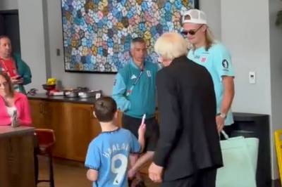 SE: Rory (7) fikk møte sin store helt