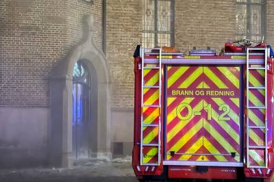 To pågrepet etter brann ved Oslo domkirke