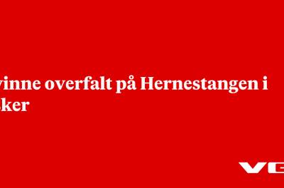 Kvinne overfalt på Hernestangen i Asker