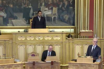 Her får Trellevik (H) kjeft av stortingspresidenten