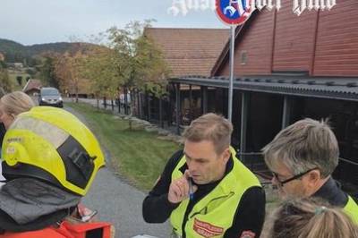 Stor brannøvelse - alle med