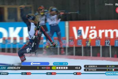 Her går det galt for Arnekleiv: – Oi, oi, oi