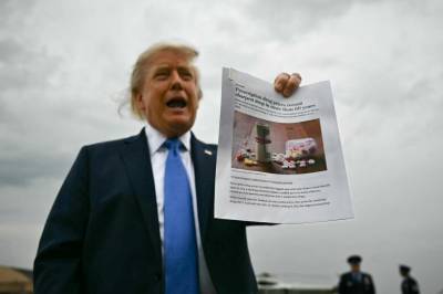 Trump-flause: Viste stolt frem artikkel – det var bare ett problem