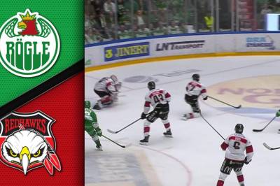 Se høydepunktene fra Rögle BK - Malmö Redhawks