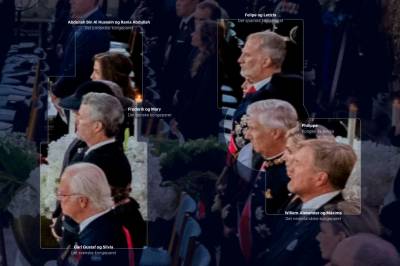 Konger, dronninger, prinser og prinsesser. Hvem satt hvor?