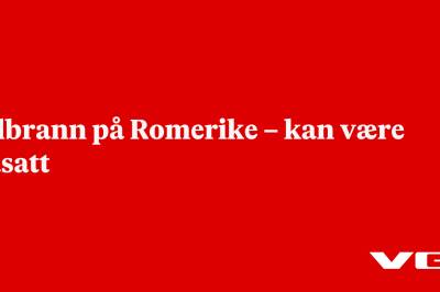 Bilbrann på Romerike – kan være påsatt
