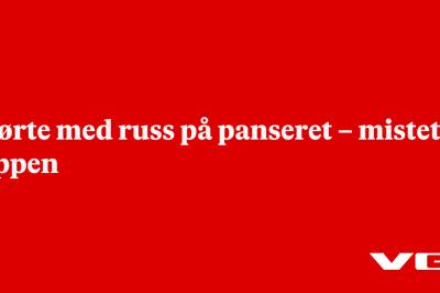 Kjørte med russ på panseret – mistet lappen