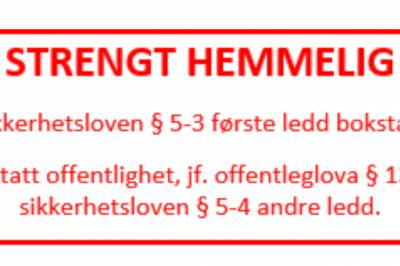 Regjeringen vil opprette nytt direktorat for sikkerhetsklareringer