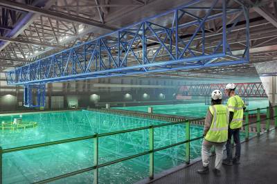 Her bygges laboratoriet der selv jordas krumning må med i beregningene