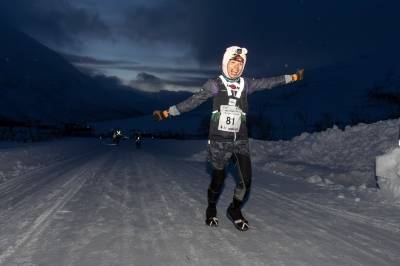 Utlendinger strømmer til Tromsø for å delta i Mørketidsløpet