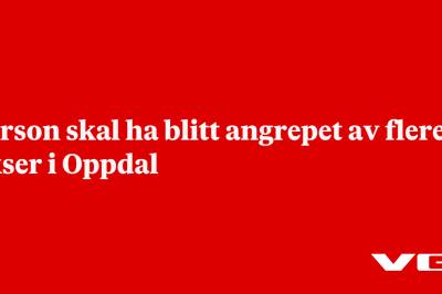 Person skal ha blitt angrepet av flere okser i Oppdal