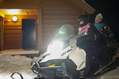 Første oppdrag alene: Dukket opp på scooter