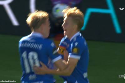 Ruben Alte scoret mot gamleklubben. Se høydepunktene fra Sandefjord - Kristiansund her