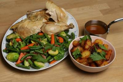 Helstekt kylling - roast chicken