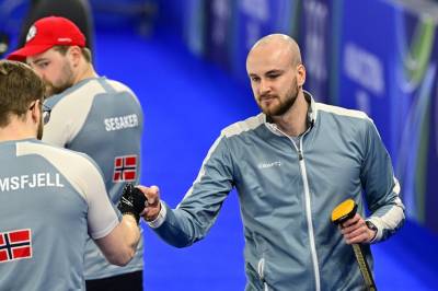 Medaljen glapp for dei norske curlingherrane