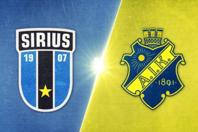 Se Sirius - AIK på 25 minutter