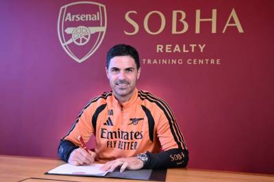 Arsenal manager Mikel Arteta signerer ny kontrakt verdig en mester