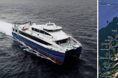 Slik kan utslippene fra hurtigbåtene  halveres på bare fem år