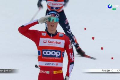 Feiret knusende seier med gest: – Den var ny!