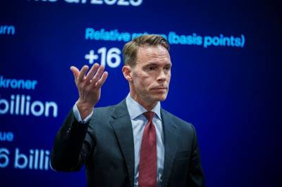Oljefondets verdi falt med 670 milliarder kroner i tredje kvartal