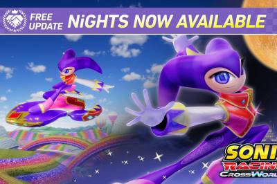 Nights er nå klar til å herske på veiene i Sonic Racing: Crossworlds