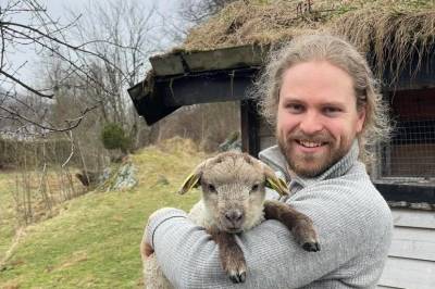 Påskestemning på garden