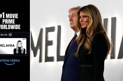 Melania feirer braksuksess for «Melania»-dokumentaren