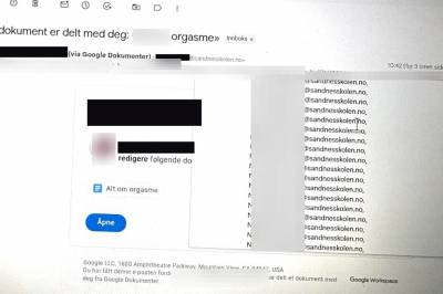 Bekymret for skolenes tekno­logiske løsning: – 25 klasser fikk orgasme-e-post