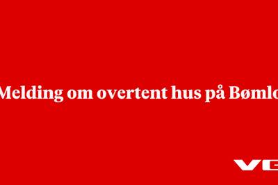 Melding om overtent hus på Bømlo
