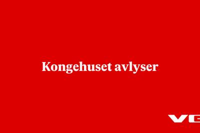 Kongehuset avlyser