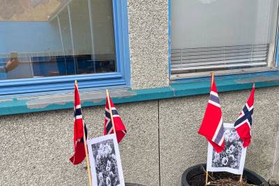 – Når kommunen ikke har råd til blomster, må vi være kreative