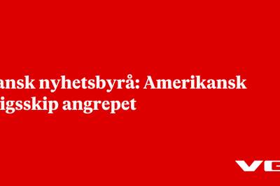 Iransk nyhetsbyrå: Amerikansk krigsskip angrepet