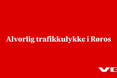 Alvorlig trafikkulykke i Røros
