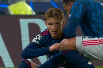 Ødegaard storspilte – så måtte han ut etter behandling